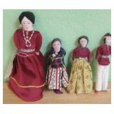 10' Fred Harvey Hand Crafted Doll & Three Others