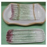 Two Vegetable Serving Trays