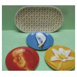 Assorted Decorative Serving Pieces