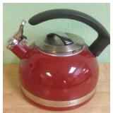 Kitchen-Aid Metal Whistling Tea Pot
