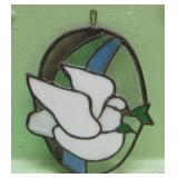 Dove Stained Glass Wall Hanging