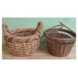 Two Double Handled Baskets