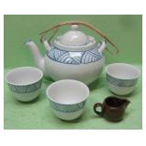 Tea Set with Small Cream Pitcher