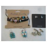 Assorted Jewelry - One Marked Sterling