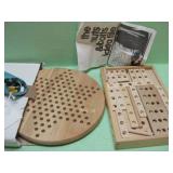 Wooden Game With Wooden Construction Set