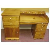 56 X 26 X 37.5 All Wood Desk