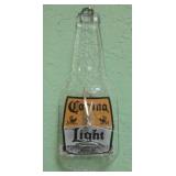 Working Corona Light Bottle Wall Clock
