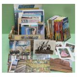 Travel Books and Various Post Cards