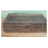 12 X 6 X 3 Vintage Irwin Auger Bit Co. Wood Box