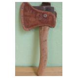12' Hatchet With Tooled Leather Sheath