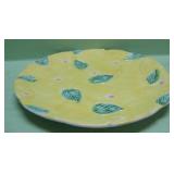 Italy Decorative Yellow Platter