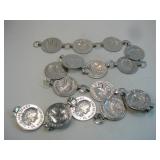 36' Pressed Tin Concho Belt