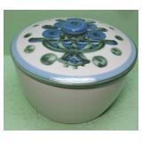 M. A. Hadley Pottery Covered Bowl - Signed