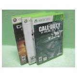 Three Xbox 360 Games