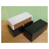 1935 Kem Plastic Poker Plating Card Set In Case