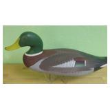 17' Harry P. Jobes Carved Wood Duck on Stand