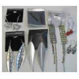 Seven Pairs Of Fashion Earrings