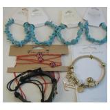 Seven Assorted Fashion Bracelets