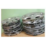 14 Vintage Assorted Hub Caps