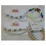 Eight Assorted Fashion Bracelets