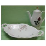 Bavaria Tea Pot and Vintage Serving Platter