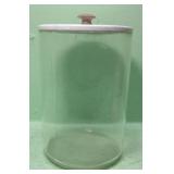 Antique Thomas Edison Porcelain Lid Battery Jar