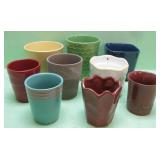 Assorted Colors Flower Pots