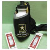 Army Strong Water Bottle and Golf Balls
