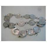 36' Pressed Tin Concho Belt