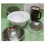 Kitchen Mixing Bowls, Cutting Board , and More