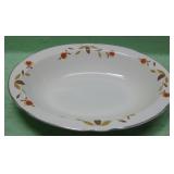 Hall's Superior Autumn Leaf Serving Dish