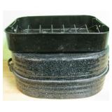 Two 17' Roasting Pans