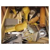 Assorted Kitchen Utensil Drawer