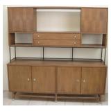 72 X 18 X 70.5 MCM Stanley Credenza With Topper