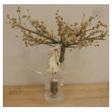 10' Dry Flower Arrangement In Glass