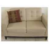 56'  Octave Cayman Leather Sofa / Love Seat
