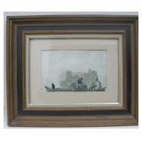 17 X 14 Framed Vintage Print