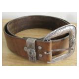 Sterling Silver Belt Buckle, Loop & Tip - Tested