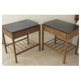 Two Stanley 22 X 16 X 22 Matching Bedside Tables