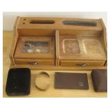 Men's Wood Valet With All Jewelry Shown