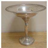 55' Fisher #1332 Sterling Weighted Stemmed Dish