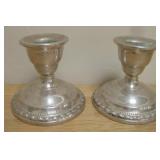La Pierre 6A 3' Weighted Sterling Candle Holders