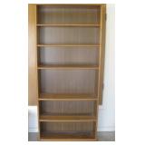 33 X 11 X 77 Wood Veneer Book Case #2 - See Info