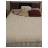 Full Size Bed Frame, Denver Mattress & Linens