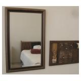 26 x 17 Mirror & Message Cork Board