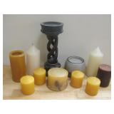 Assorted  Candles With Two Candle Holders
