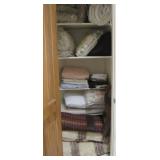 All Contents Of Linen Closet Including Comforters