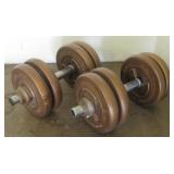 Vintage Ted Williams / Sears Dumbbells