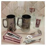 Assorted Bar Lot With Opalescent Fish Opener