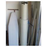 All In Corner Ironing Board, Iron, Tools & Scrap